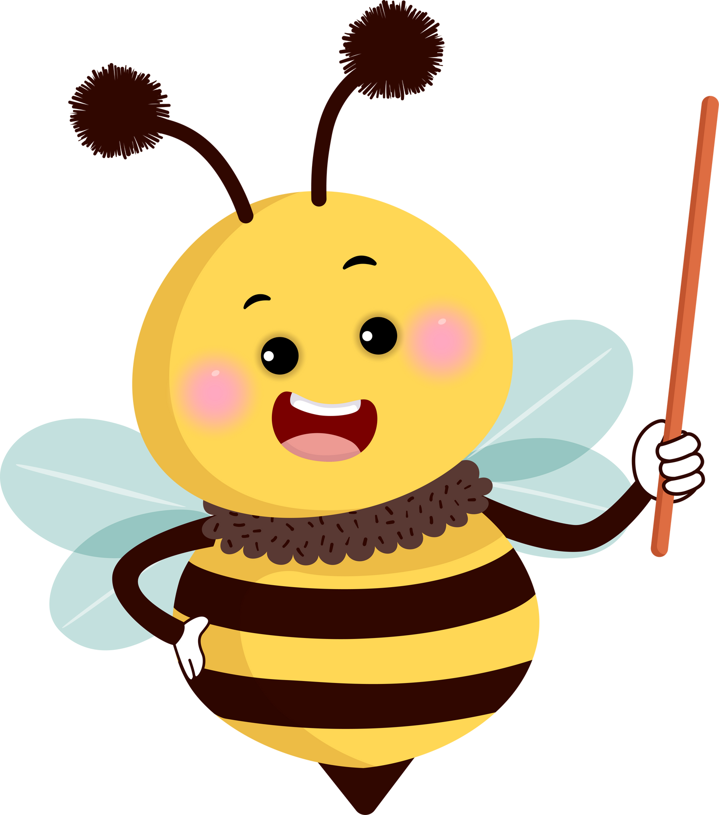 Bee Teacher Illustration